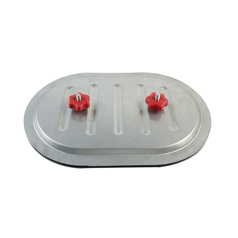 SS-CA ilmakanava galvanoitua terästä soikea ovi